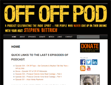 Tablet Screenshot of offoffpod.com